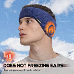 MVPTOO Winter Fleece Ear Warm Headband for Sports Yoga Gym