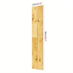 1pc Wood Grain Floor Stickers High Definition Printing Peelable Stickers