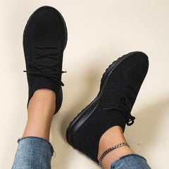 Women's Casual Sneakers Low Top Lace Running Shoes