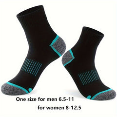 Men's Mid Calf Socks Running Sports Sweat-absorbing Basketball Socks