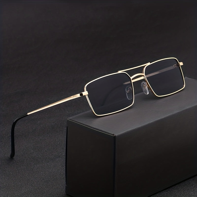 Men's Square Frame Sunglasses For Street Photography