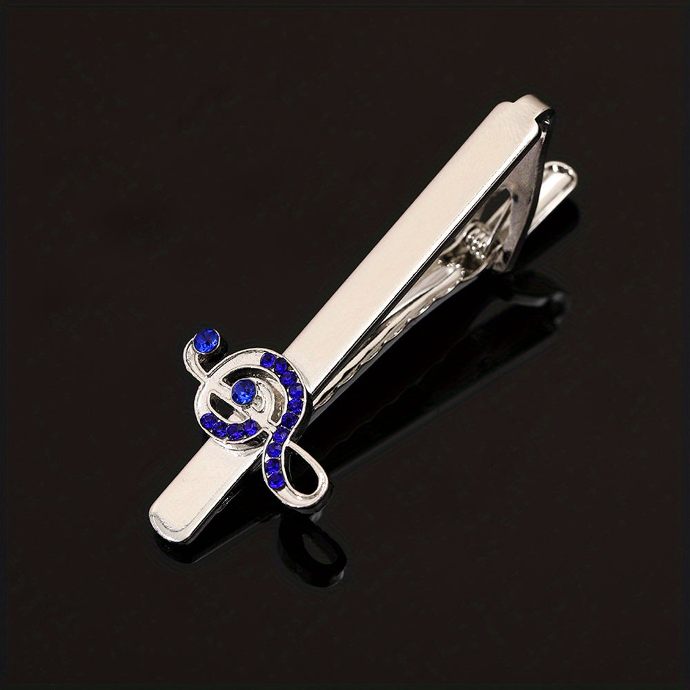 Musical Note Music Cufflinks Tie Clip for Men