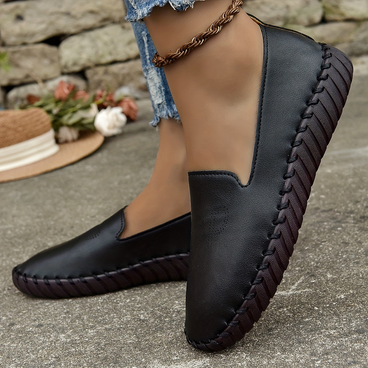 Women's Slip on Loafers Lightweight Sporty Walking Shoes