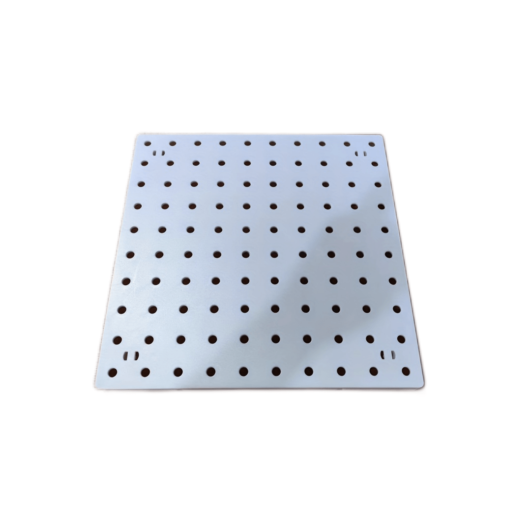 1pc Plastic Pegboard With 1 Inch Hole Spacing Storage Rack