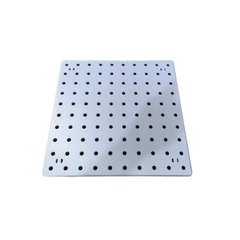 1pc Plastic Pegboard With 1 Inch Hole Spacing Storage Rack