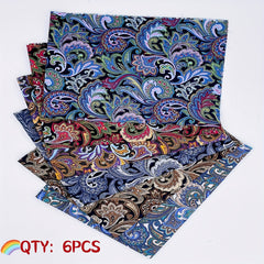 7 Pcs Small Square Patchwork Sewing Pure Cotton Cloth DIY Fabric Pack