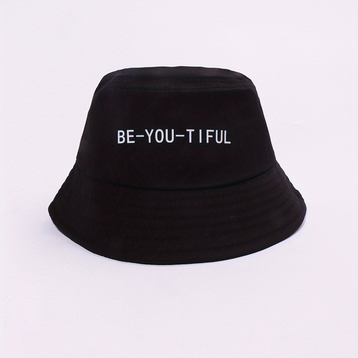 BE YOU TIFUL Print Bucket Hat Unisex Lightweight Fisherman Cap