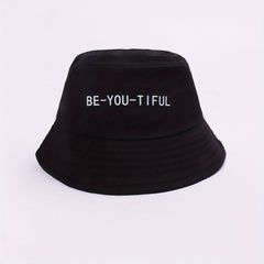 BE YOU TIFUL Print Bucket Hat Unisex Lightweight Fisherman Cap