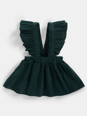 Toddler Baby Girls Corduroy Flying Sleeve Dress