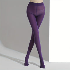 Seamless High Waist Footed Pantyhose Women's Stockings