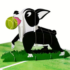 3D Pop Up Dog Card - Ideal for Any Dog Lover!