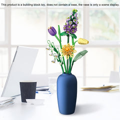 Flower Building Blocks DIY Plant Bonsai Decoration