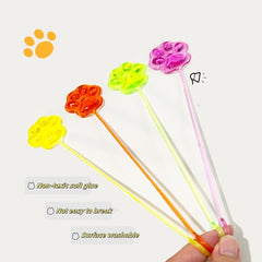 10-20pcs Fun Cat Toy TPR Claw Sticky Soft Decompression Creative Fidget Toys