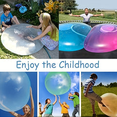 Inflatable Bubble Ball TPR Water Filled Pat Ball for Outdoor Fun