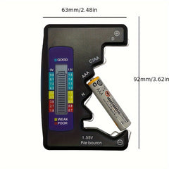 Digital Tester LCD Display for AA AAA 9V 1 5V Button Cells