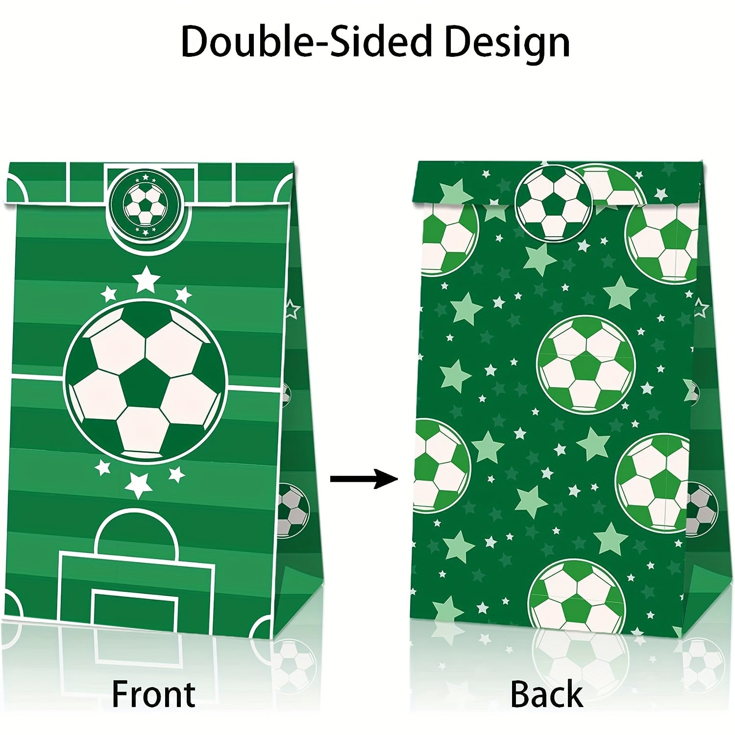 12pcs Soccer Party Favors Candy Bags Supplies
