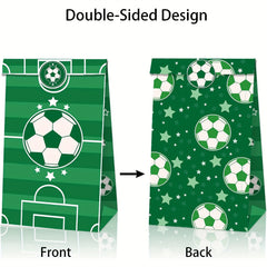 12pcs Soccer Party Favors Candy Bags Supplies