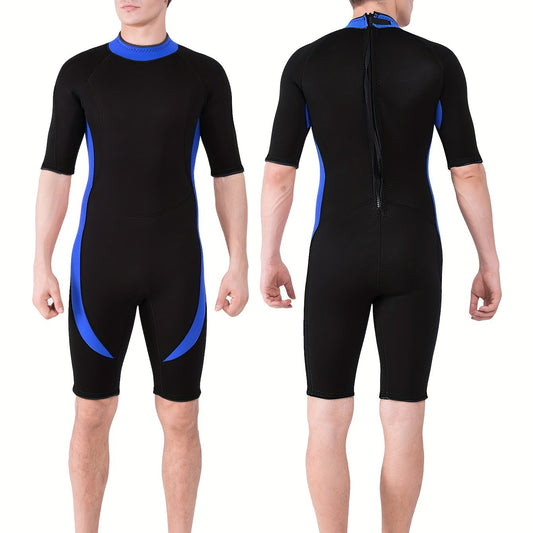 REALON 3mm Neoprene Diving Suit One Piece Short Sleeve Wetsuit