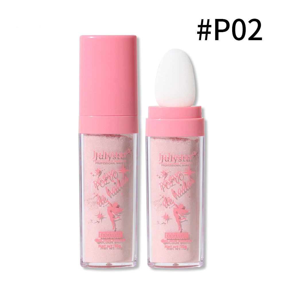 3 Shimmer & Pearly Powder Stick for Body & Hair & Face