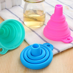 1pc 6pcs Funnel Foldable Kitchen Supplies Honey Funnel Kitchen Utensils