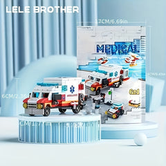Urban Combat Ambulance 122pcs Building Blocks Toy