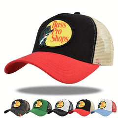 Casual Sunscreen Embroidered Baseball Cap Mesh Sun Visor Net Cap