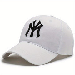 Embroidery Unisex Baseball Cap Solid Hip Hop Dad Hats Casual Adjustable Sun Hats