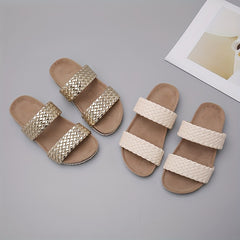 Girls' Open Toe Slippers Lightweight Breathable Outdoor Beach Summer Shoes
