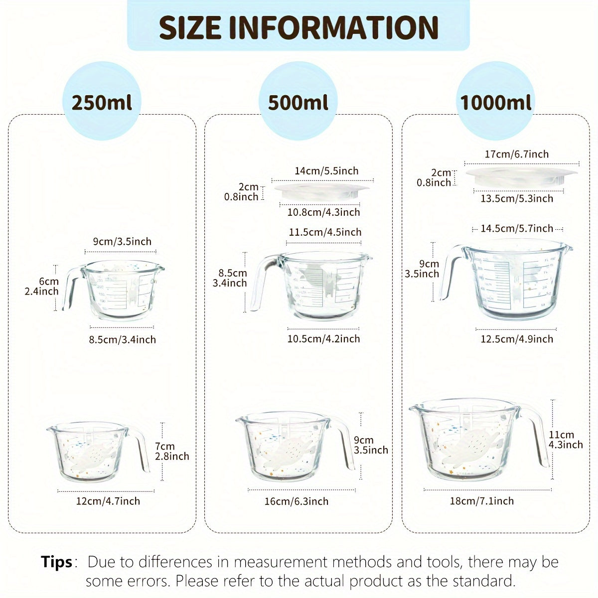 Glass Measuring Cup With Scale High Temperature Resistant Milk Cup