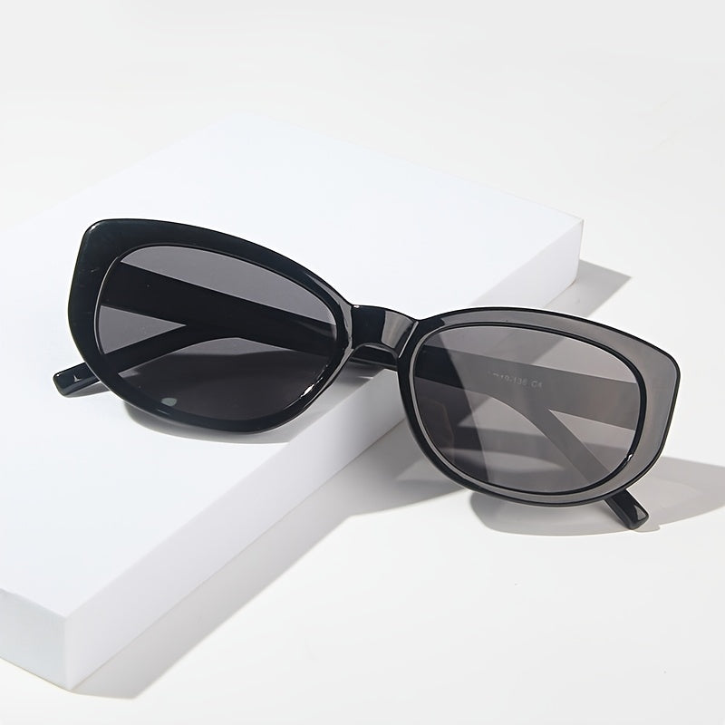 Cat Eye Vintage Oversized Square Sunglasses Women Sun Protection