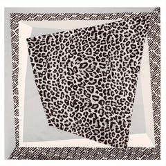 Luxury Silk Scarf Print Satin Scarf Mature Head Neck Scarf Hair Wrap