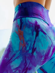 Print High Waist Yoga Leggings Women's Activewear