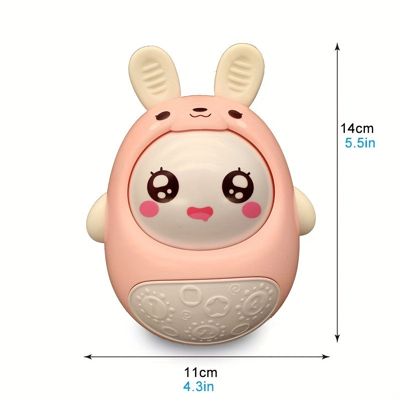 Adorable Pink Bunny Wobbler Toy