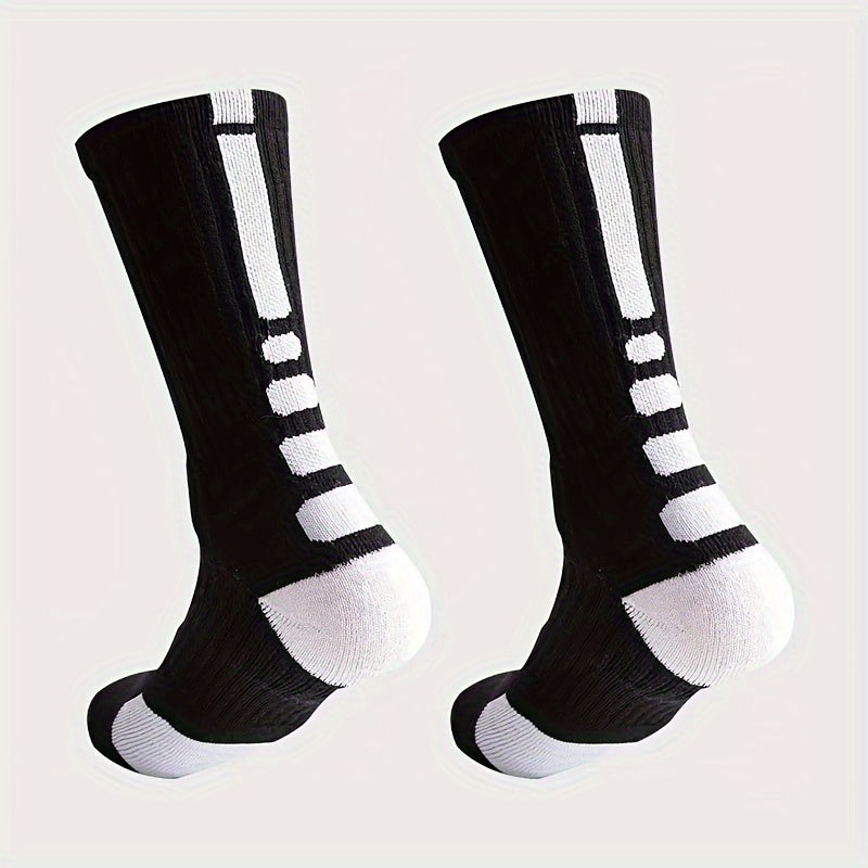 5 Pairs Thickened Basketball Socks for Children 28-35 Meters