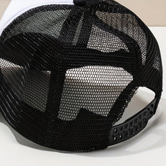 Orangutan Printed Baseball Cap Mesh Breathable Peaked Cap