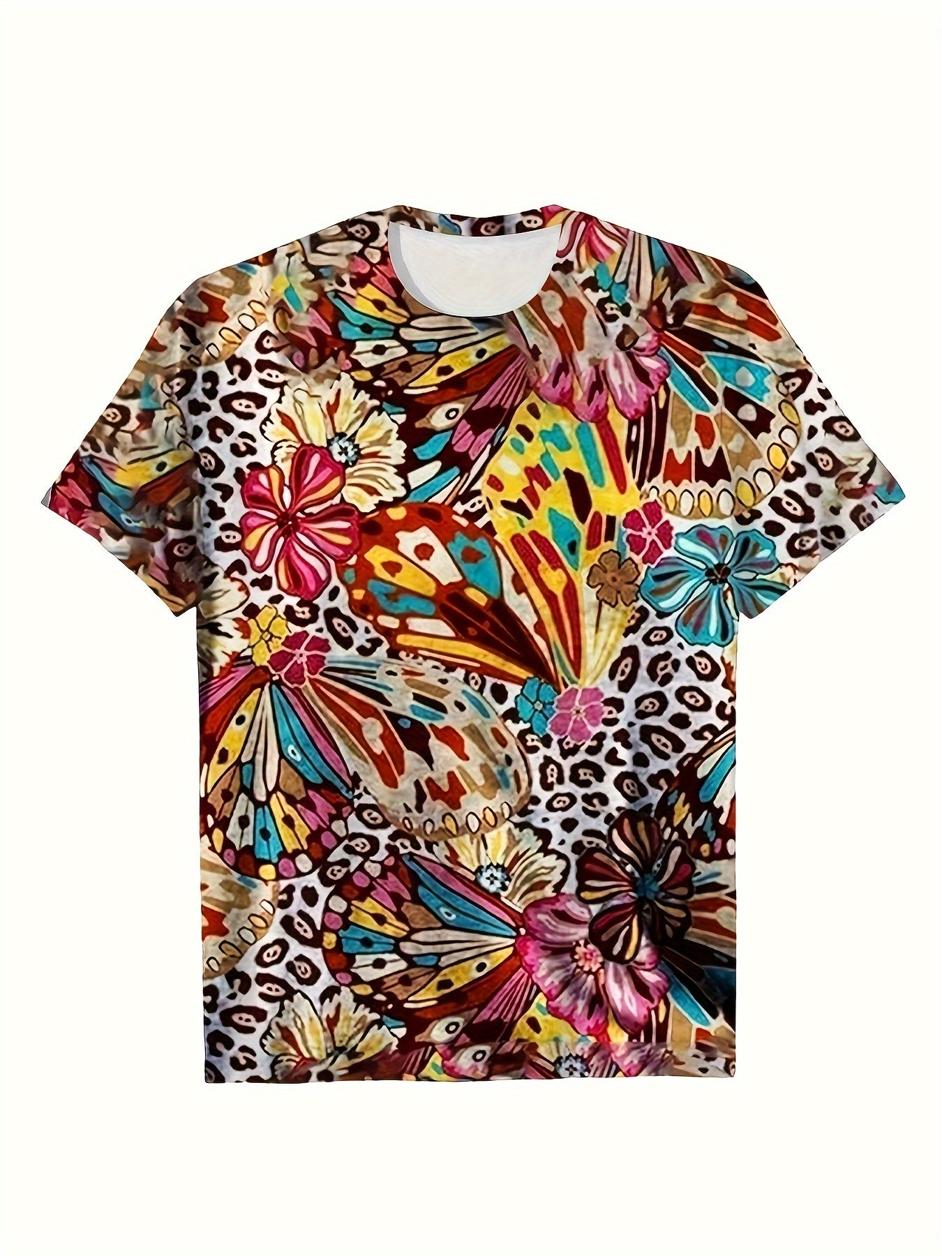 Girls Pattern Short Sleeve T-shirt Summer Sports Clothes