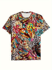 Girls Pattern Short Sleeve T-shirt Summer Sports Clothes