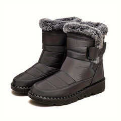 Waterproof Faux Fur High Top Snow Boots Lightweight Thermal Winter
