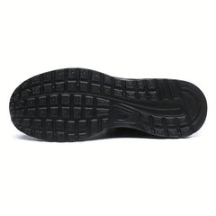 Men's Knitted Shock Absorbing Sneakers For Jogging Gym