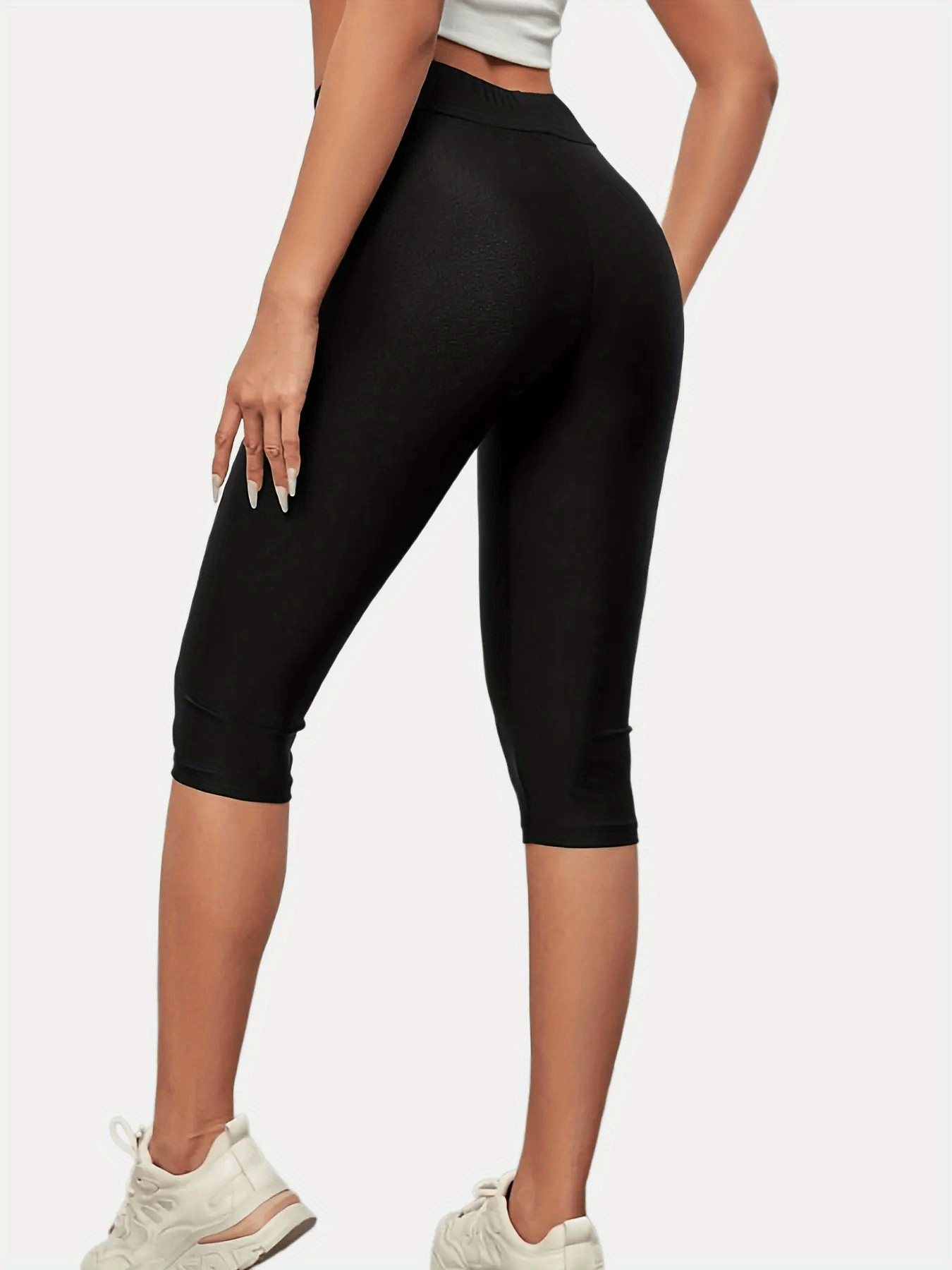 High Waist Comfy Swim Bike Cropped Pants