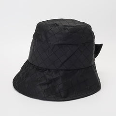 Plaid Fisherman Cap Cotton Visor Sun Hat