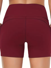 High Waist Butt Lifting Skinny Shorts Quick-drying Running Fitness Yoga
