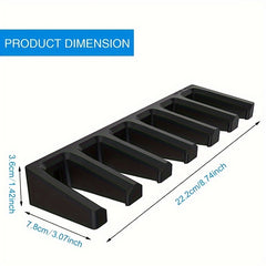 6 Slots Heavy Duty Wall Hanging Storage Rack