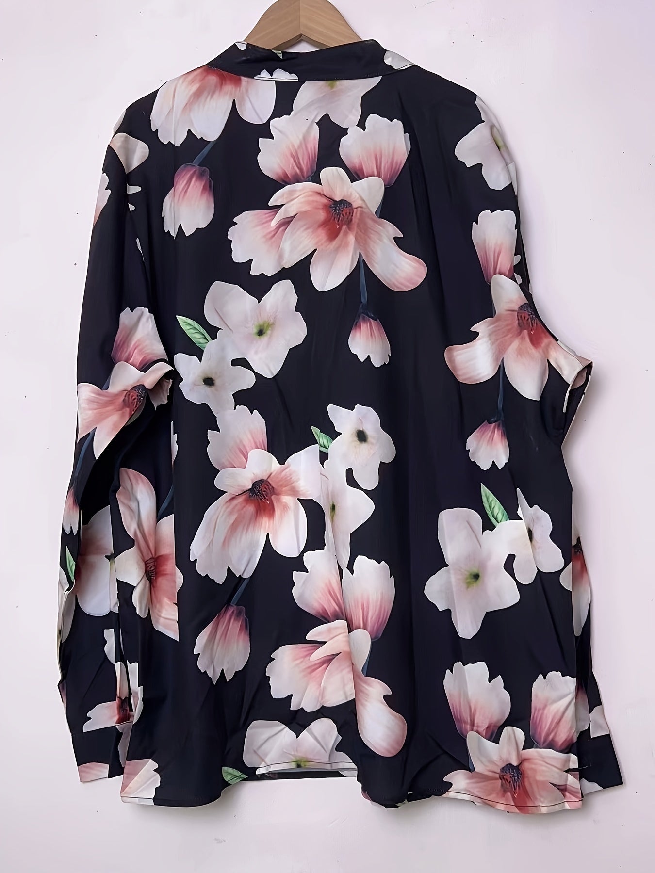 Floral Print Long Sleeve Blouse