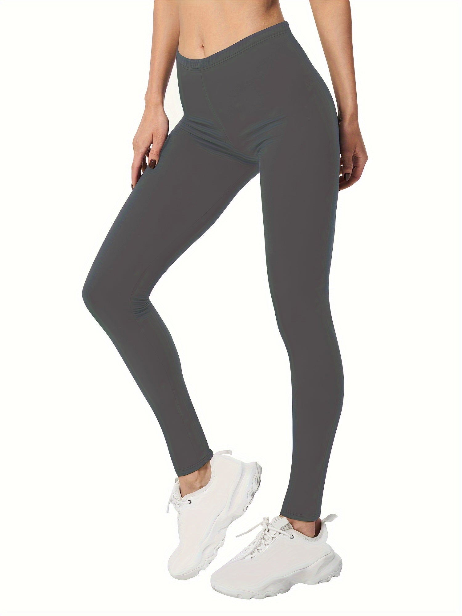 Slim Fit Stretch Cropped Yoga Leggings Women's Activewear