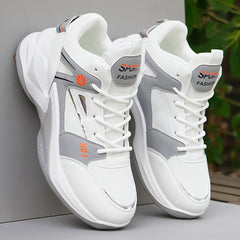 Men's Colour Block High Top Basketball Shoes