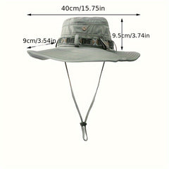 Men's Sun Protection Bucket Hat for Outdoor Activities