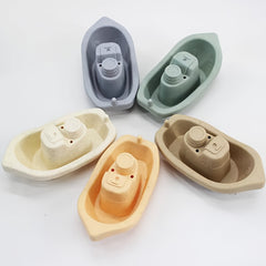5pcs Kids' Bathing Toys Colorful Boat Folding Cups Tower Water Sprinkling Toys