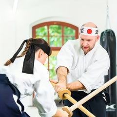 Samurai Headband Red Circle Karate Taekwondo Judo Chef Hats