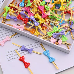 100pcs Treat Bags Sealing Bow Ties Twist Ties - Assorted Colors
